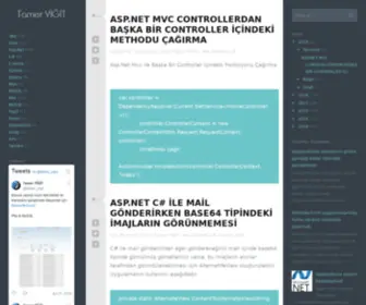 Tameryigit.com(Tamer YİĞİT) Screenshot