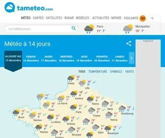 Tameteo.com(Météo à 14 jours) Screenshot