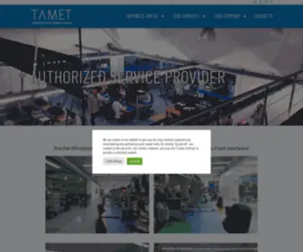 Tametgroup.com(TAMET) Screenshot