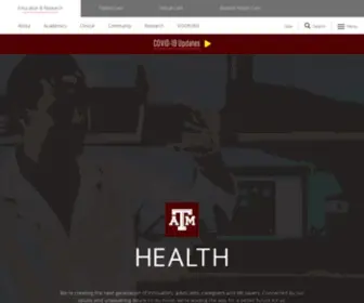 Tamhsc.edu(The Texas A&M University Health Science Center (Texas A&M Health)) Screenshot