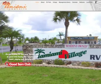 Tamiamicommunity.com(Tamiami Village) Screenshot