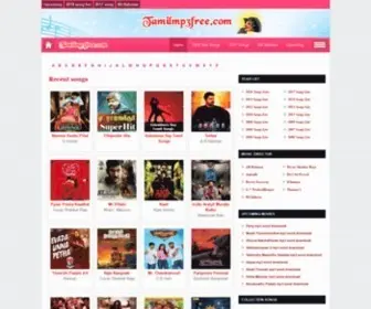 TamilMP3Free.com(Tamil mp3 Songs Download on) Screenshot