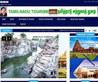 Tamilnadutourism.org(Tamilnadu Tourism) Screenshot