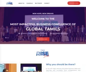 Tamilrise.org(The Rise USA) Screenshot