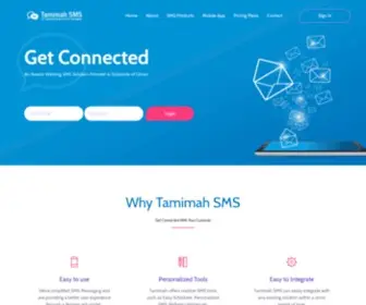 Tamimahsms.com(Tamimah Bulk SMS) Screenshot