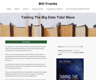 Tamingthebigdatatidalwave.com(Taming The Big Data Tidal Wave By Bill Franks) Screenshot