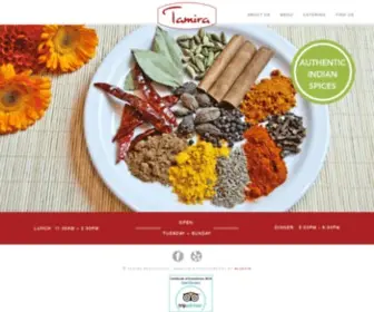 Tamirarestaurant.com(Best indian restaurant in santa barbara) Screenshot