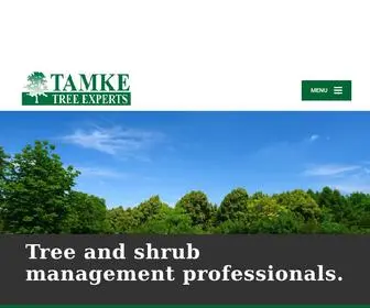 Tamke.com(Tamke Tree Experts) Screenshot