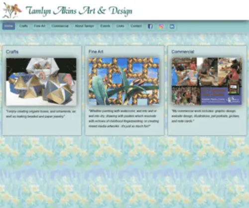 Tamlynakins.com(Tamlyn Akins Art & Design) Screenshot