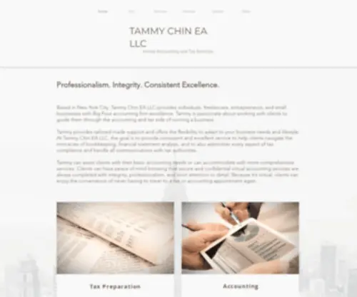 Tammychin.com(Virtual Accounting and Tax Services) Screenshot