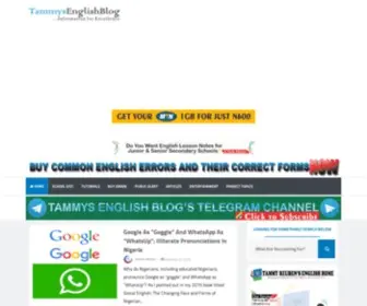 Tammysenglishblog.com(Learning English) Screenshot