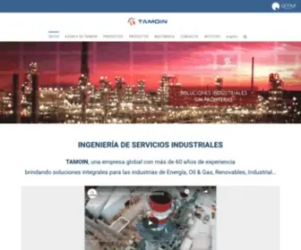 Tamoin.com(Ingeniería de Servicios Industriales y soluciones integrales) Screenshot