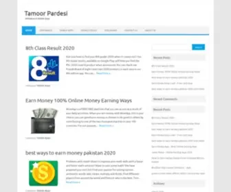 Tamoorpardesi.com(Tamoor Pardesi) Screenshot