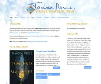 Tamora-Pierce.net(Tamora Pierce) Screenshot