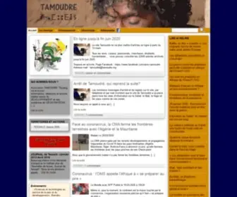 Tamoudre.org(Touaregs) Screenshot