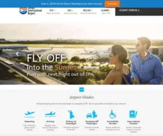 Tampaairport.com(Tampa International Airport) Screenshot