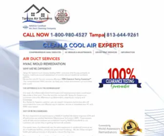 Tampaairsystems.com(HVAC Mold Remediation) Screenshot