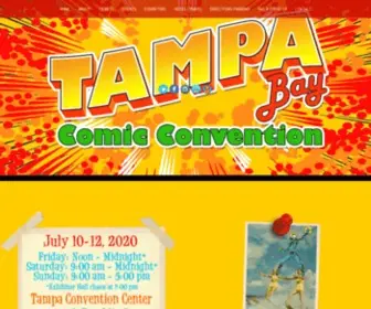 Tampabaycomiccon.com(Tampa Bay Comic Con) Screenshot