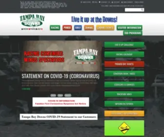 Tampabaydowns.com Screenshot