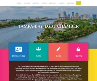 Tampabaylgbtchamber.org(Tampa Bay LGBT Chamber) Screenshot