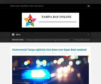 Tampabayonline.us(Tampa Bay Online) Screenshot