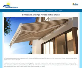 Tampabayretractableawnings.com(Tampa Bay Shade) Screenshot