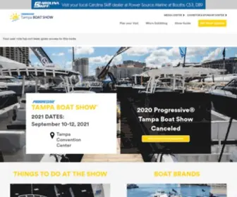 Tampaboatshow.com(Tampa Boat Show) Screenshot