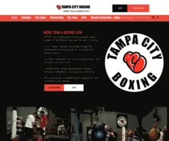 Tampacityboxing.com(Tampa City Boxing) Screenshot