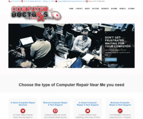 Tampacomputerdoctors.com(Tampa Computer Repair near me by Tampa Computer Doctors list of all computer repair services offered at Tampa computer doctors south tampa location) Screenshot