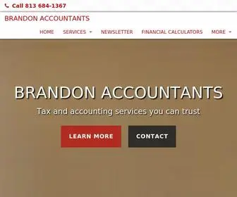 Tampaea.com(BRANDON ACCOUNTANTS) Screenshot