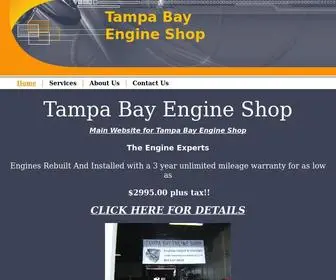 Tampaengineshop.com(Tampa Bay Engine Shop) Screenshot