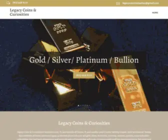 Tampagoldsilver.com(Legacy Coins & Curiosities) Screenshot