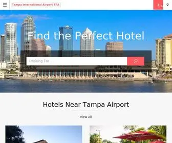 Tampainternationalairporttpa.com(Tampa International Airport TPA) Screenshot