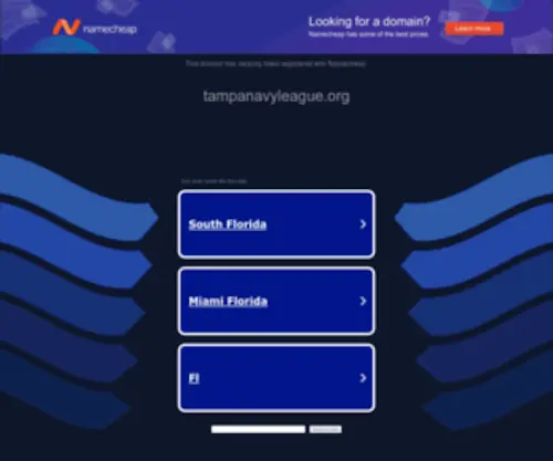 Tampanavyleague.org(Tampanavyleague) Screenshot