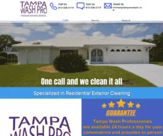 Tampapressurewashingpro.com(Tampa Wash Pro) Screenshot