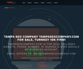 Tampaseocompany.com(Tampa SEO Company Organic SEO Service Tampa FL) Screenshot