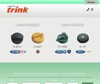 Tampastrink.com.br(Tampas Trink) Screenshot