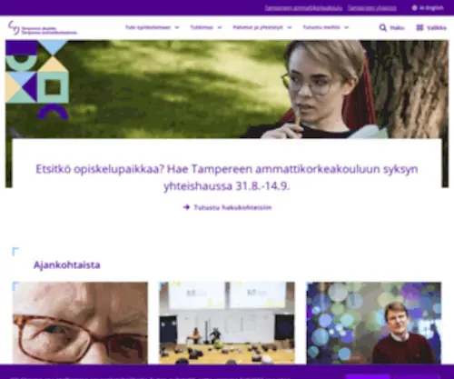 Tampere3.fi(Etusivu) Screenshot