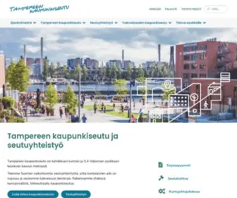 Tampereenseutu.fi(Tampereen kaupunkiseutu on Suomen kakkosseutu) Screenshot
