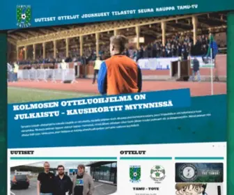 Tampereunited.fi(Tampere united) Screenshot