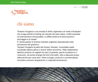 Tampierihungaria.com(Tampieri Hungaria) Screenshot