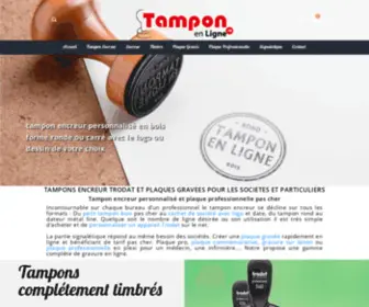 Tampon-EN-Ligne.fr(Tampon encreur Trodat) Screenshot