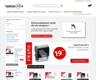 Tampon24.fr(Tampon encreur personnalisé avec logo) Screenshot