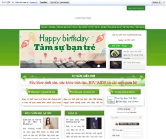 Tamsubantre.org(Tâm sự bạn trẻ) Screenshot