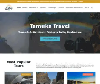 Tamukatravel.co.zw(Book Victoria Falls Tours and Activities with Tamuka Travel. Victoria Falls) Screenshot