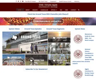 Tamus.edu(The Texas A&M University System) Screenshot