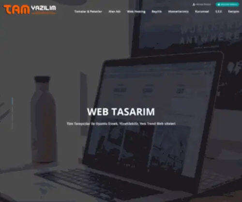 Tamyazilim.com(Tam Yazılım Hazır web sitesi) Screenshot