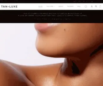 Tan-Luxe.com(Home) Screenshot