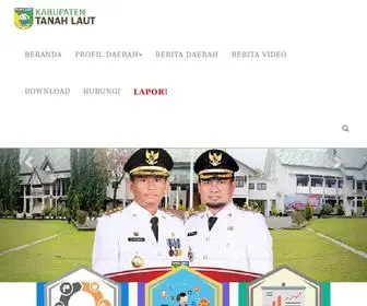 Tanahlautkab.go.id(Pemerintah Kabupaten Tanah Laut) Screenshot