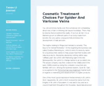 Tanasijournal.com(Web design) Screenshot